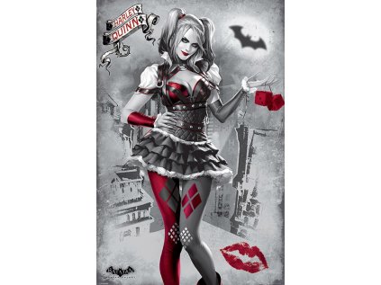 PLAKÁT 61 x 91,5 cm|DC COMICS  BATMAN ARKHAM KNIGHT|HARLEY QUINN