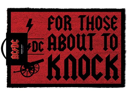 ROHOŽKA|AC/DC  FOR THOSE ABOUT TO KNOCK|60 x 40 cm