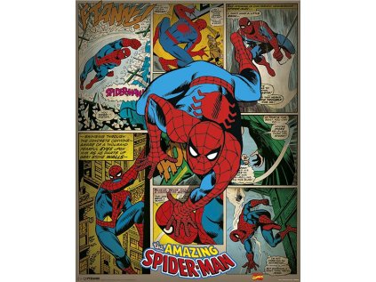 PLAKÁT 40 x 50 cm|MARVEL  SPIDERMAN|RETRO