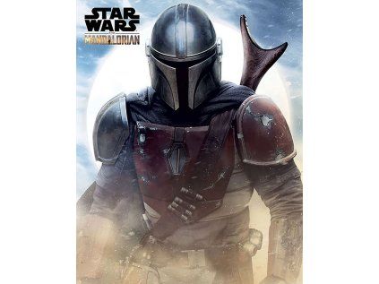 PLAKÁT 40 x 50 cm|THE MANDALORIAN  IN THE SAND