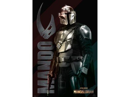 PLAKÁT 61 x 91,5 cm|STAR WARS  THE MANDALORIAN|MANDO