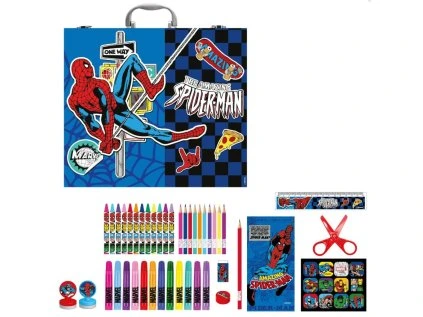 KREATIVNÍ SET KUFŘÍK|MARVEL  SPIDERMAN|AMAZING|31 x 28 x 4