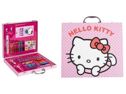 KREATIVNÍ SET KUFŘÍK|HELLO KITTY  HELLO KITTY|31 x 28 x 4