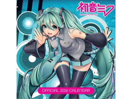 KALENDÁŘ 2026|HUDBA  HATSUNE MIKU (30,5 x 30,5|61 cm) SQ