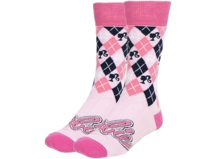 PONOŽKY DÁMSKÉ|MATTEL  BARBIE|VELIKOST (EU 36-43)