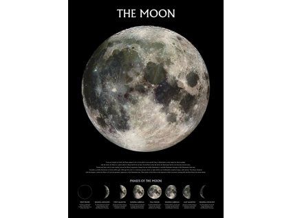 PLAKÁT 61 x 91,5 cm|NASA  THE MOON|OUTER SPACE