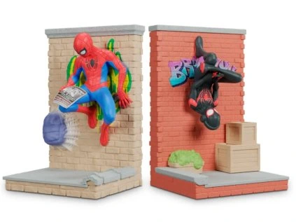 ZARÁŽKA NA KNIHY|MARVEL  SPIDER-MAN|WALL|12 x 18 x 10 cm