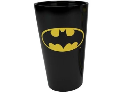 SKLENICE SKLO|DC COMICS|BATMAN  400 ml|MAIN SYMBOL