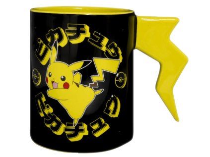HRNEK KERAMICKÝ 3D|POKÉMON  460 ml|PIKACHU|LIGHT