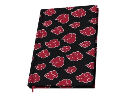 BLOK|ZÁPISNÍK A5|NARUTO SHIPPUDEN  AKATSUKI|15,5 x 21,7 cm