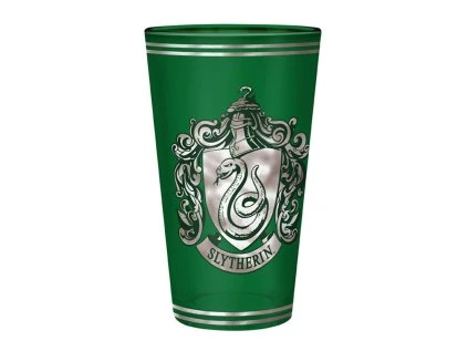 SKLENICE SKLO|HARRY POTTER  400 ml|SLYTHERIN EMBLEM