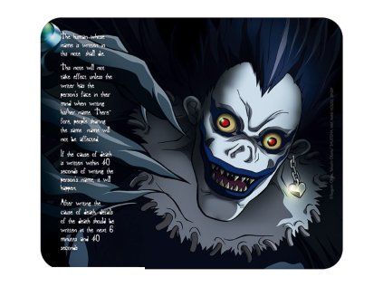 PODLOŽKA POD MYŠ|DEATH NOTE  RYUK|23,5 x 19,5 x 0,3 cm