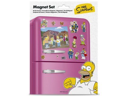 MAGNETY SET|THE SIMPSONS  SPRINGFIELD CHARACTERS|18 x 24 cm