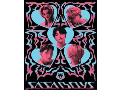 PLAKÁT 40 x 50 cm|K-POP  K-POP DEMON HUNTERS|SAJA BOYS