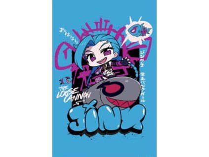 PLAKÁT 61 x 91,5 cm  LEAGUE OF LEGENDS|CHIBI JINX
