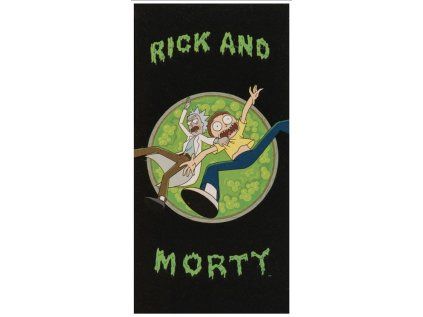 RUČNÍK OSUŠKA|RICK AND MORTY  PORTAL|70 x 140 cm
