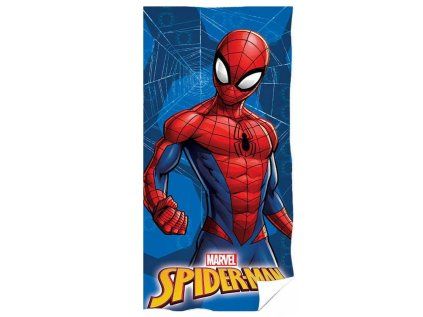 RUČNÍK OSUŠKA|MARVEL|SPIDERMAN  READY FOR ACTION|70 x 140 cm