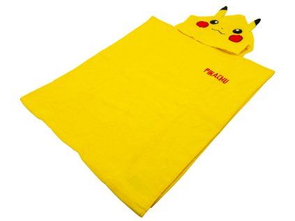 RUČNÍK DĚTSKÝ PONČO|POKÉMON  PIKACHU|50 x 115 cm