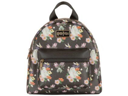 BATOH DÁMSKÝ MINI|HARRY POTTER  FLORAL HEDWIG|25 x 25 x 15 cm