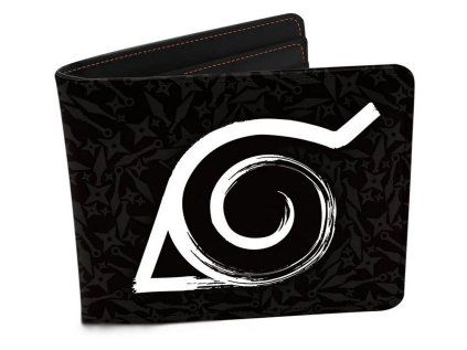 PENĚŽENKA OTEVÍRACÍ|NARUTO  SHIPPUDEN|KONOHA|11 x 9,5 x 2,2 cm