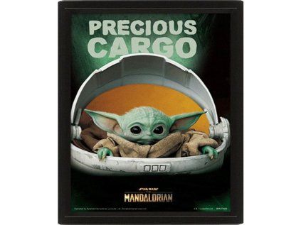 OBRÁZEK 3D|26 x 20 cm  THE MANDALORIAN|PRECIOUS CARGO