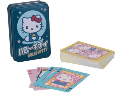KARTY HRACÍ|HELLO KITTY  CHARACTER|PLECHOVÁ KRABIČKA