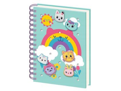 BLOK|ZÁPISNÍK A5|PREMIUM  GABBY'S DOLLHOUSE|BOLD