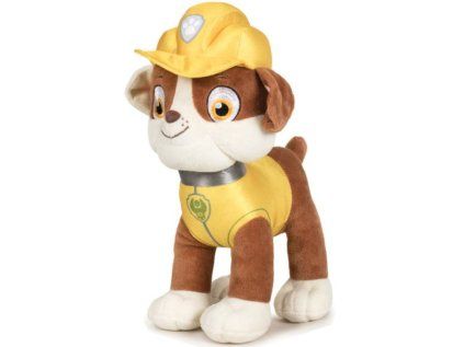 HRAČKA - FIGURKA PLYŠOVÁ  PAW PATROL|RUBBLE|VÝŠKA 27 cm