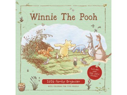 KALENDÁŘ 2026 PLÁNOVACÍ|DĚTSKÝ  WINNIE THE POOH (30,5 x 30,5|61 cm)