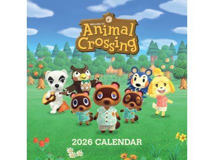 KALENDÁŘ 2026|PC HRY  ANIMAL CROSSING (30,5 x 30,5 cm)