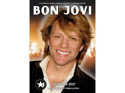 KALENDÁŘ 2027|HUDBA  BON JOVI (29,7 x 42 cm) A3