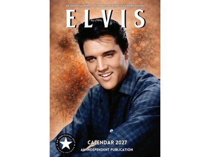 KALENDÁŘ 2027|HUDBA  ELVIS PRESLEY (29,7 x 42 cm) A3