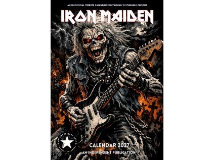 KALENDÁŘ 2027|HUDBA  IRON MAIDEN (29,7 x 42 cm) A3