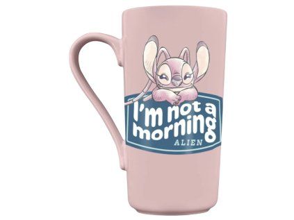 HRNEK KERAMICKÝ|LILO & STITCH  470 ml|I'M NOT A MORNING ALIEN