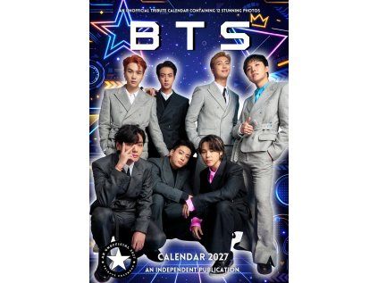 KALENDÁŘ 2027|HUDBA  BTS (29,7 x 42 cm) A3