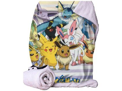 DEKA FLEECE|POKÉMON  EEVEE EVOLUTIONS|100 x 150 cm