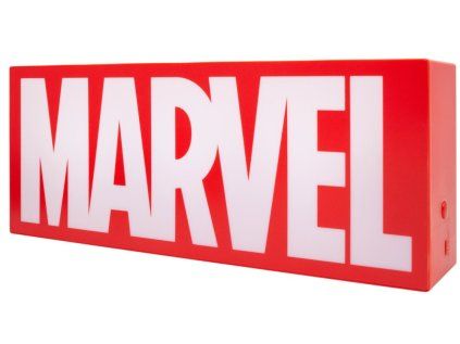 LAMPA DEKORATIVNÍ|MARVEL  LOGO|USB|30 x 12 x 5 cm