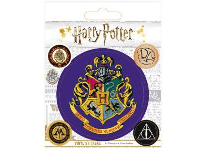 SAMOLEPKY|SET 5 KUSŮ|HARRY POTTER  HOGWARTS|10 x 12,5 cm