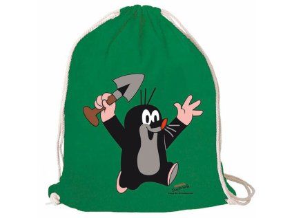 PYTLÍK GYM BAG|KRTEČEK  JUHU|ZELENÝ|35 x 46 cm