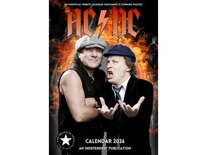 KALENDÁŘ 2026|HUDBA  AC/DC (29,7 x 42 cm) A3