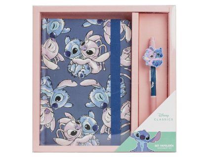 DÁRKOVÝ SET A5 BLOK|DISNEY  LILO & STITCH|S PROPISKOU