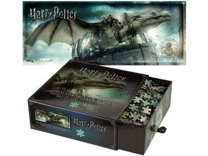 PUZZLE 1000 KUSŮ|HARRY POTTER  GRINGOTTS BANK ESCAPE|86 x 33 cm