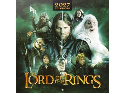 KALENDÁŘ 2027|FILM  LORD OF THE RINGS (30 x 30|60 cm)