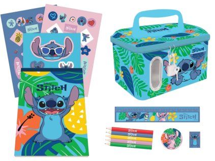 KREATIVNÍ SET|DISNEY  LILO & STITCH|9 PŘEDMĚTŮ