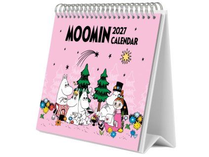 KALENDÁŘ 2027 STOLNÍ|DĚTSKÝ  MOOMIN (20 x 17 cm)