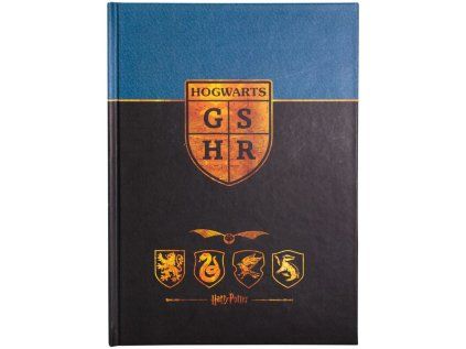 BLOK|ZÁPISNÍK A5|PREMIUM  HARRY POTTER|HOGWARTS SHIELD