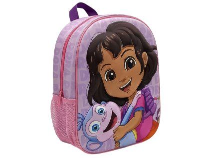 BATOH DĚTSKÝ 3D|DORA THE EXPLORER  DORA AND BOOTS|25 x 30 x 12 cm