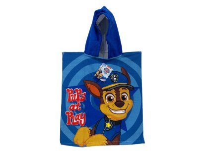 RUČNÍK DĚTSKÝ PONČO|PAW PATROL  PUPS AT PLAY|50 x 115 cm