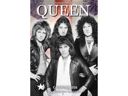 KALENDÁŘ 2026|HUDBA  QUEEN (29,7 x 42 cm) A3