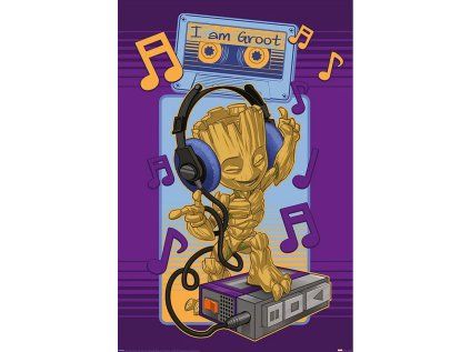 PLAKÁT 61 x 91,5 cm|MARVEL  GUARDIANS OF THE GALAXY|I AM GROOT